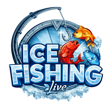 Ice Fishing automat s zimnou rybolovnou tematikou a rozptýlenými symbolmi